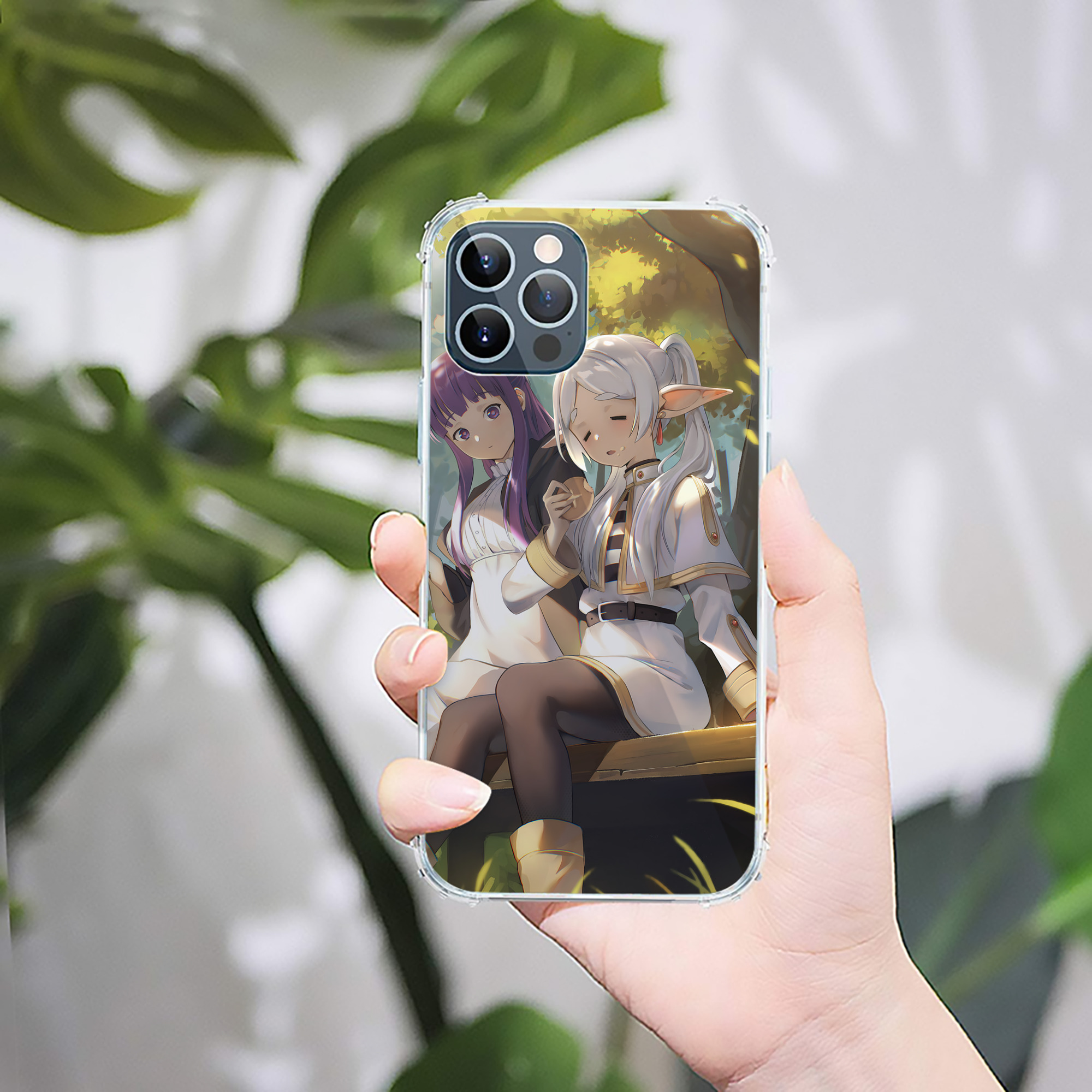 （画像用） 葬送のフリーレン Frieren 【iPhone 12シリーズ対応】透明スマホケース（クリアソフトケース）